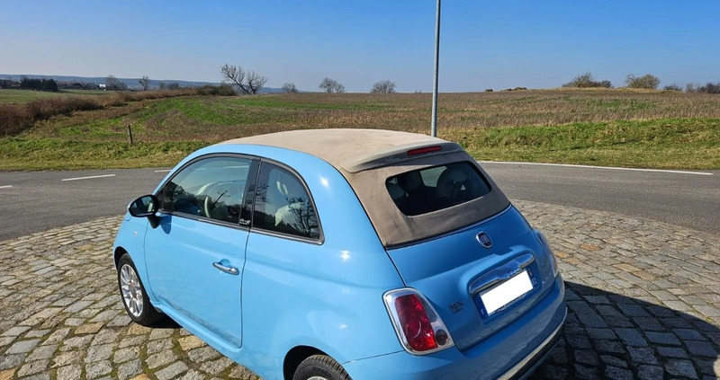 Fiat 500 cena 18900 przebieg: 122373, rok produkcji 2014 z Chodzież małe 781